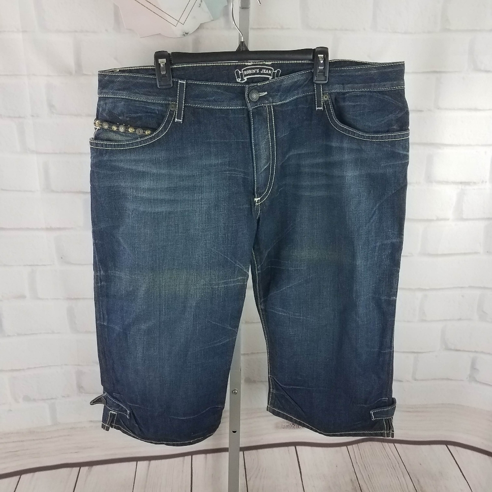 Robin's Jean Rivet Shorts NWOT